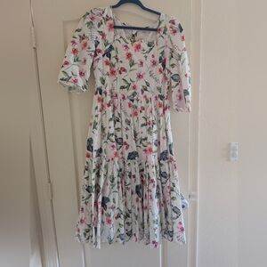 Floral Print Maxi Dress